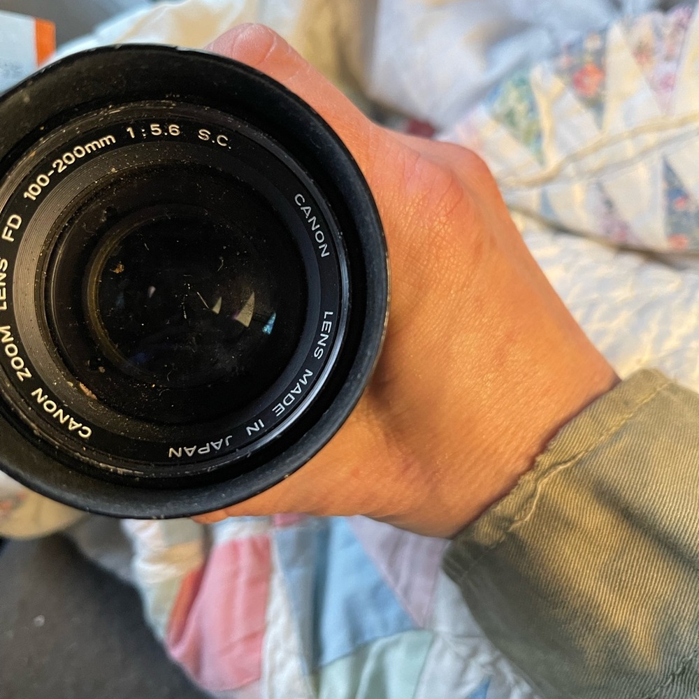 Canon Black Camera Lens FD 100-200mm